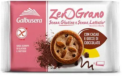 Zerograno Gocce di Cioccolato Frollini Senza Glutine 220g
