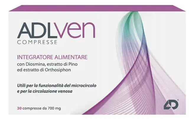 Adlven Integratore per Circolazione 30 Compresse