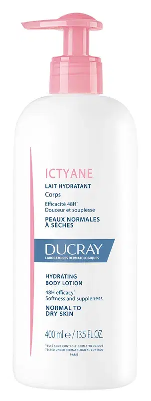 Ducray Ictyane Latte Idratante Corpo Per Pelli Normali e Secche 400 ml