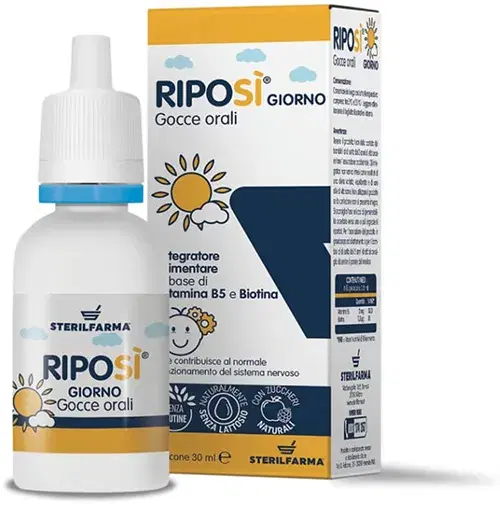 Sterilfarma Riposi' Giorno Integratore per la Mente Gocce Orali 30 ml