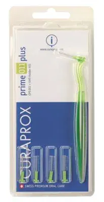 Curaprox Plus CPS Prime 1,1 Verde 5 Scovolini + Manico