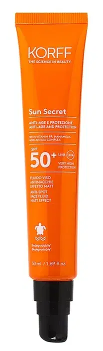 Korff Sun Fluido Viso Anti-Macchie Matt SPF50+ 50 ml