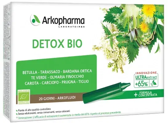 Arkofarm Arkofluidi Ultra Suoni Detox Bio 20 Fiale