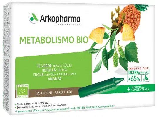 Arkofarm Arkofluidi Ultra Suoni Metabolismo Bio 20 Fiale
