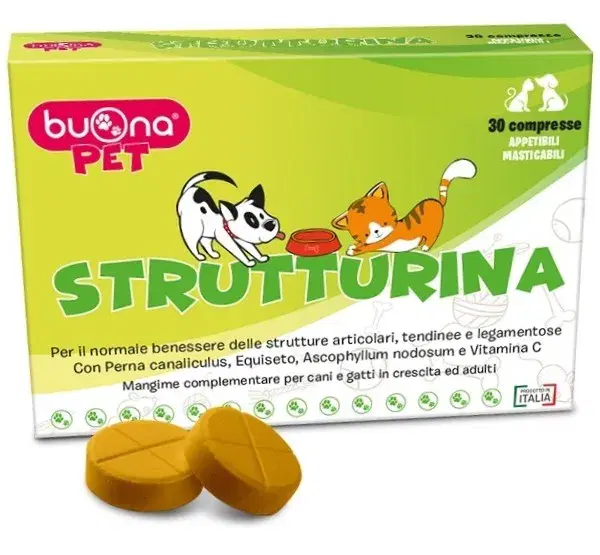 Strutturina Mangime Complementare Per Cani 30 Compresse