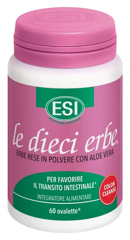 Esi Le Dieci Erbe Colon Cleanse Integratore Alimentare per Intestino 60 Ovalette
