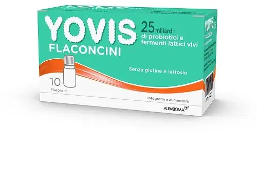 Yovis 25 Miliardi Integratore di Fermenti Lattici 10 Flaconcini da 10 ml