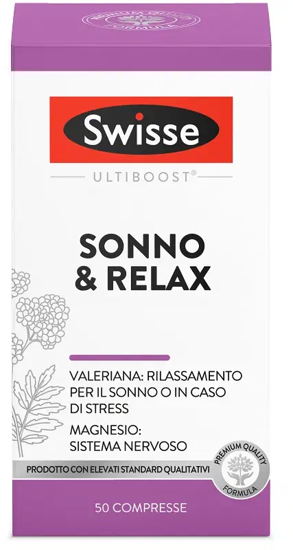 Swisse Valeriana Integratore per Favorire il Sonno e il Rilassamento 50Compresse