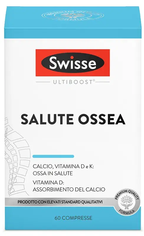 Swisse Salute Ossea Integratore Multi Nutriente a base di Calcio 60 Compresse