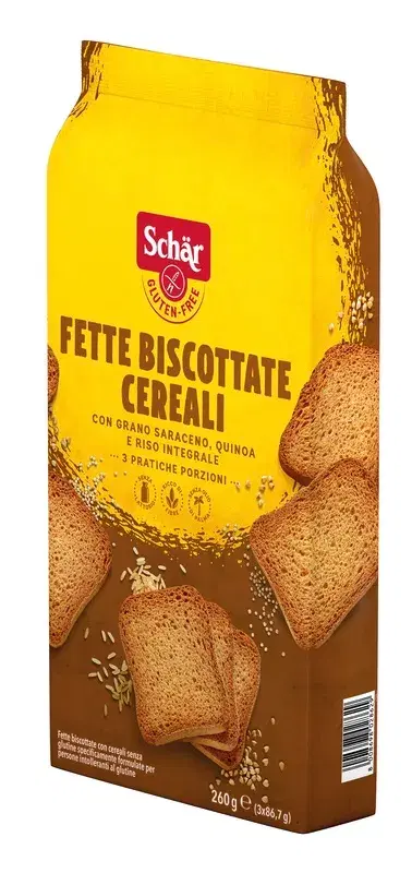 Schar Fette Biscottate Con Cereali Senza Glutine 260 g