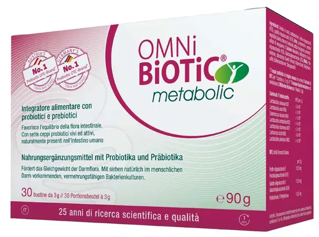 Omni Biotic Metabolic Integratore per il Supporto Metabolico 30 Bustine