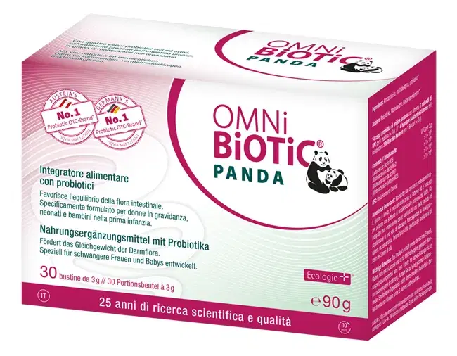 Omni Biotic Panda 30 Bustine Probiotico per la Flora Intestinale