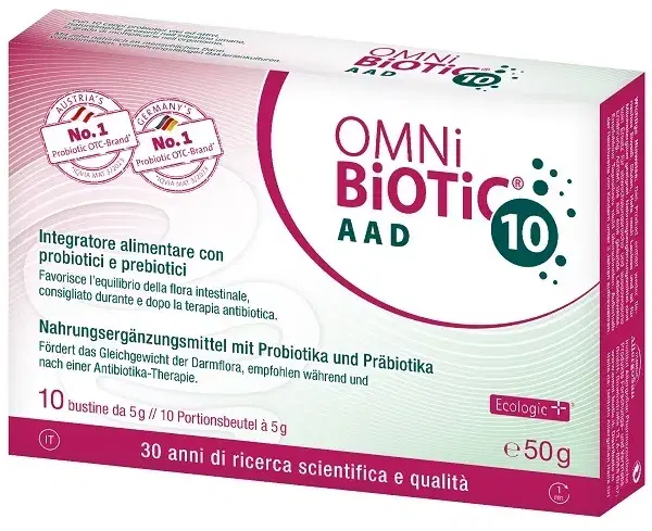 Omni Biotic 10 AAD Integratore Probiotico 10 bustine