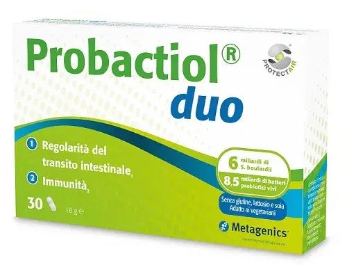 Probactiol Duo New Integratore di Probiotici 30 Capsule