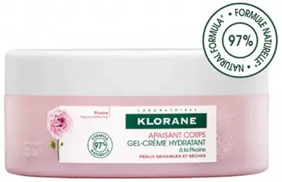 Klorane Gel Crema Corpo Idratante alla Peonia per Pelli Sensibili 200 ml