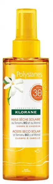 Klorane Olio Secco Solare SPF30 Corpo e Capelli 200 ml
