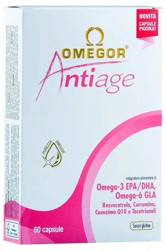 Omegor Antiage Integratore Antiossidante 60 Capsule