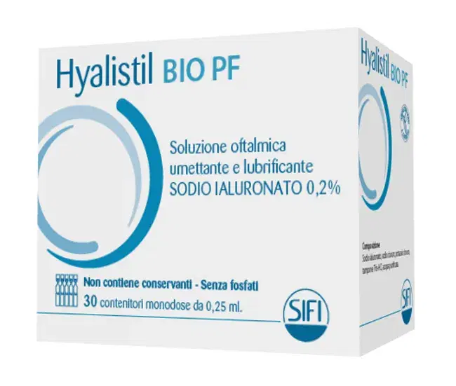 Hyalistil Bio Pf Collirio Idratante Monodose 0,2% 30 Contenitori da 0.25 ml