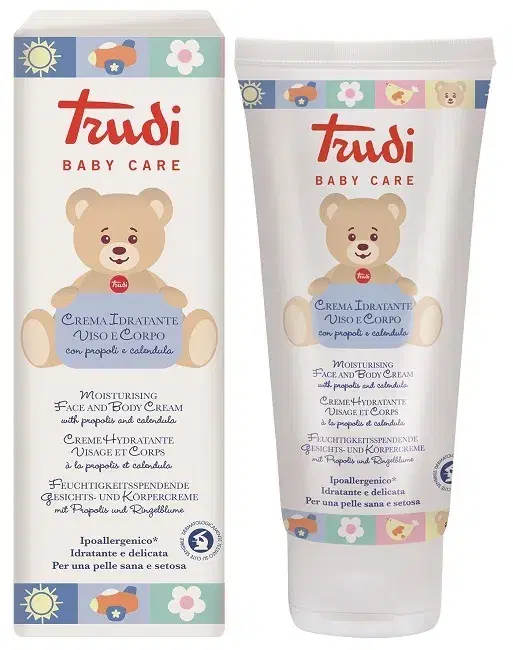 Trudi Baby Care Crema Idratante Viso Corpo per Bambini 100 ml