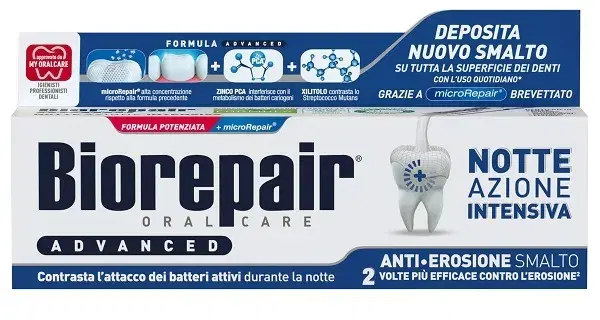 Biorepair Advanced Dentifricio Intensivo Notte Anti-erosione 75 ml