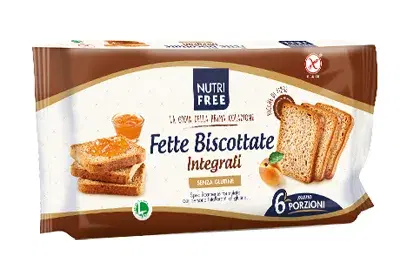 Nutrifree Fette Biscottate Integrali Senza Glutine 6 Porzioni