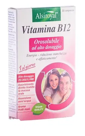 Vitamina B12 Orosolubile Integratore Alimentare 30 Compresse