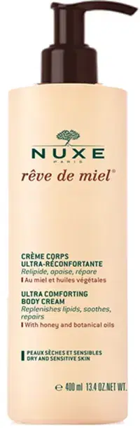 Nuxe Reve De Miel Crema Corpo 48H Ultra Comfort per Pelli Secche Sensibili 400 ml