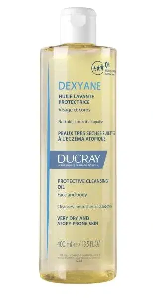 Ducray Dexyane Olio Detergente Protettivo Viso e Corpo per Pelli Secche 400 ml