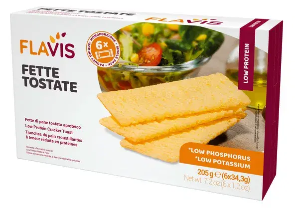 Mevalia Flavis Fette Tostate Aproteiche 205g