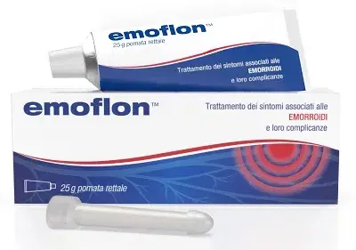 Emoflon Pomata Rettale per il Trattamento dei Sintomi da Emorroidi 25g