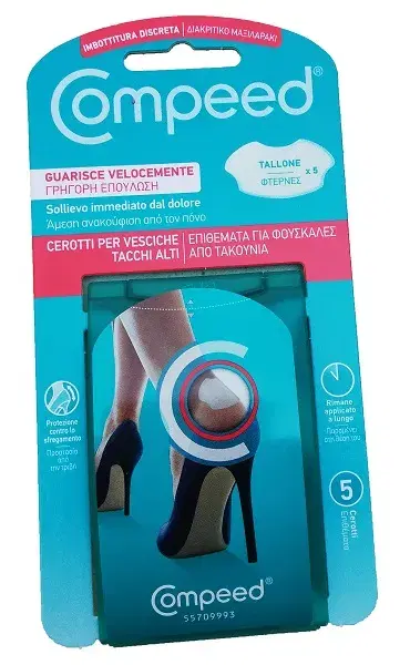 Compeed Vesciche Cerotti per Vesciche Tacchi Alti Allevia il Dolore 5 Pezzi