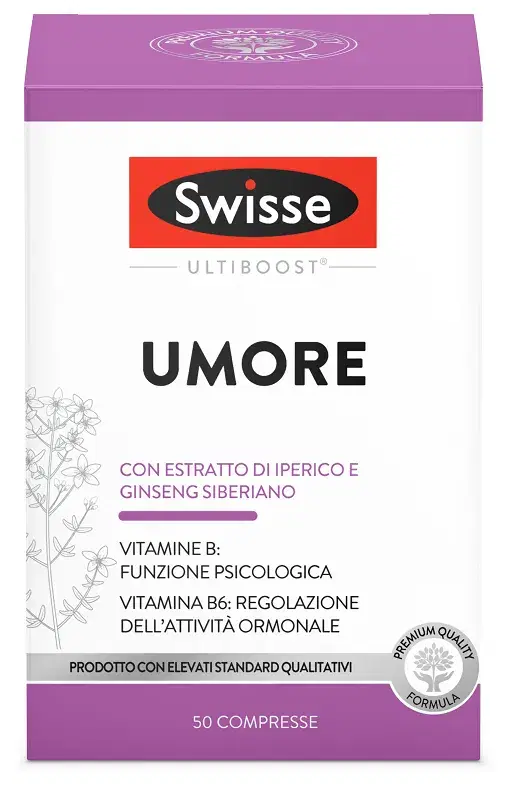 Swisse Umore Integratore per la Funzione Psicologica e Ormonale 50 Compresse
