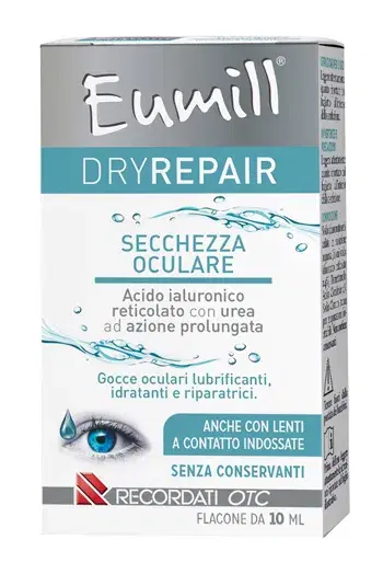 Eumill Dryrepair Gocce Oculari per la Secchezza con Acido Ialuronico 10 ml