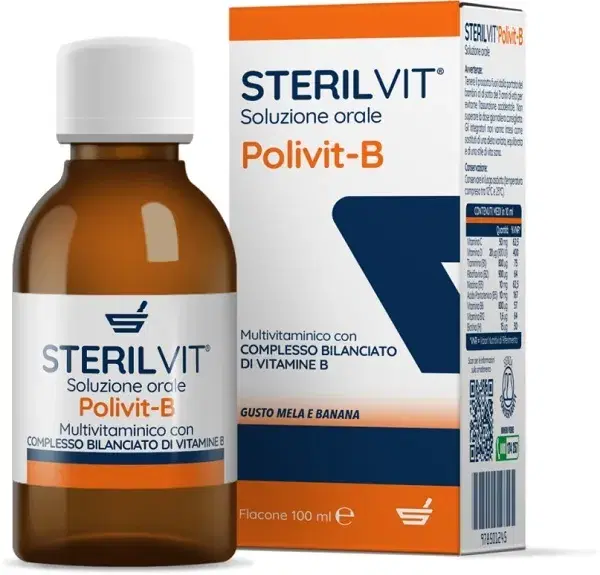 Sterilfarma Sterilvit Polivit-b Integratore di Vitamine B 100 ml