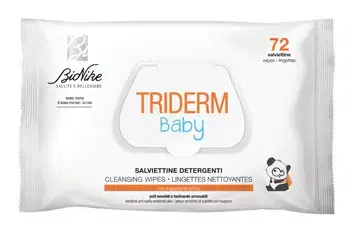 Bionike Triderm Baby Salviettine Detergenti 72 Pezzi