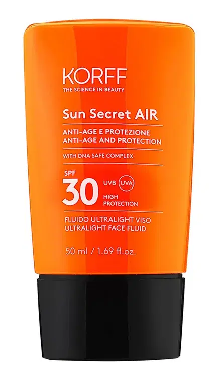 Korff Sun Secret Air Viso Protezione Solare Spf30 50 ml