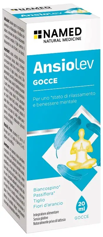 Specchiasol Ansiolev Gocce Integratore Rilassamento e Benessere Mentale 20 ml