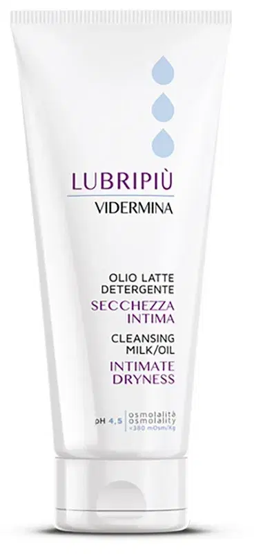 Vidermina Lubripiu' Olio Latte Detergente per la Secchezza Intima 200 ml