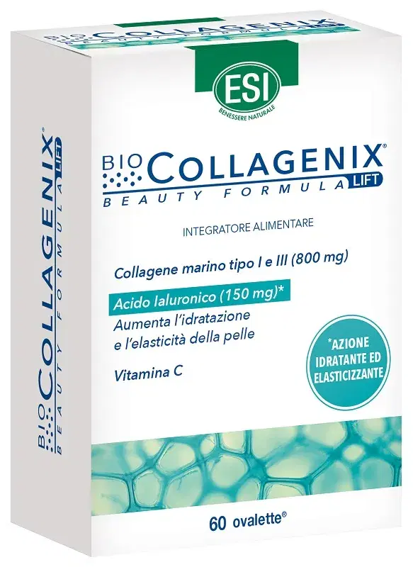 Esi Biocollagenix Integratore Alimentare per la Pelle 60 Ovalette