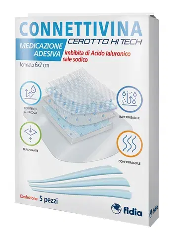 Fidia Connettivina Cerotto Hitech 6x7 Cm 5 Pezzi