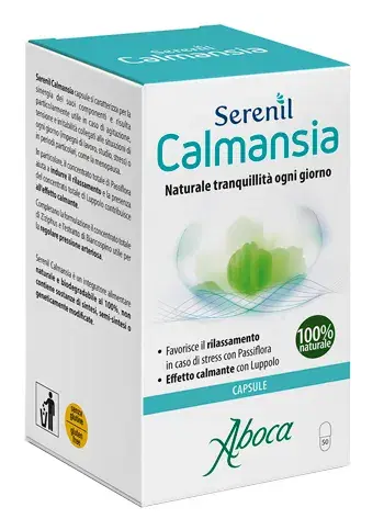 Aboca Serenil Calmansia Integratore per il Rilassamento 50 Capsule