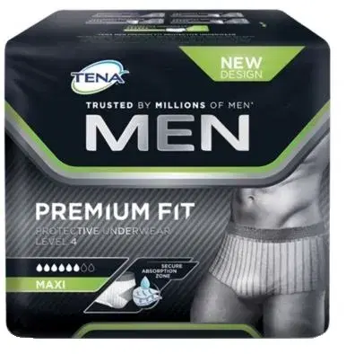 Tena Men Premium Fit Assorbente Maschile Livello 4 Maxi 10 Pezzi