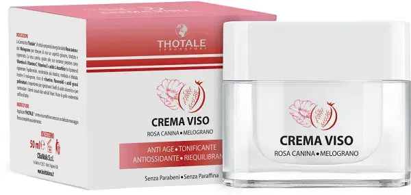 Thotale Crema Viso alla Rosa e Melograno Idratante