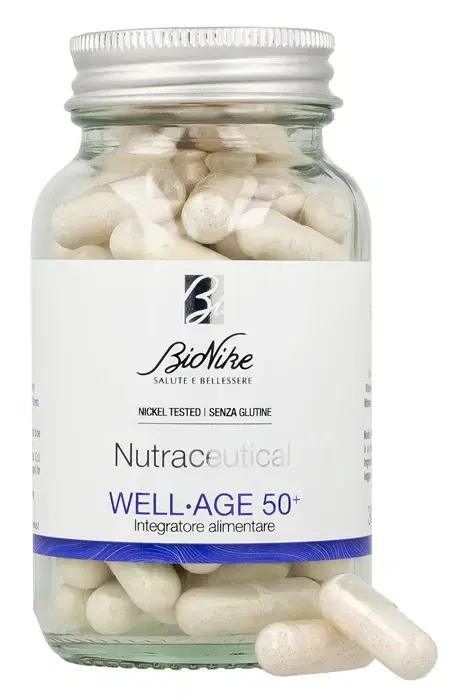 Bionike Nutraceutical Well-Age 50+ Integratore per la Pelle 60 Capsule