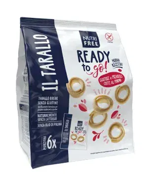 Nutrifree Tarallo Break Snack Senza Glutine - 6 Confezioni da 30g