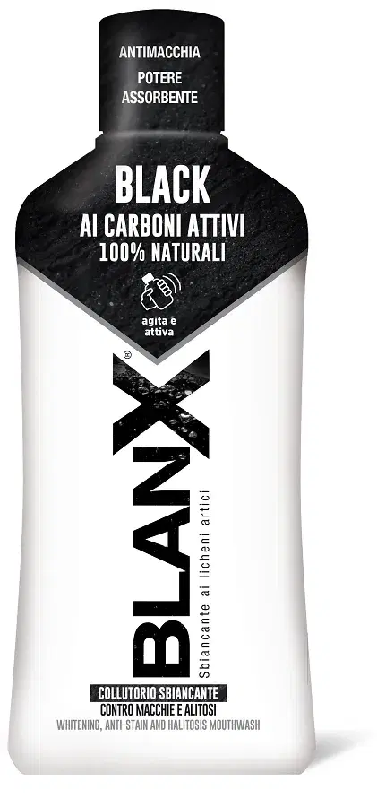 Blanx Black Collutorio Sbiancante ai Carboni Attivi 500 ml