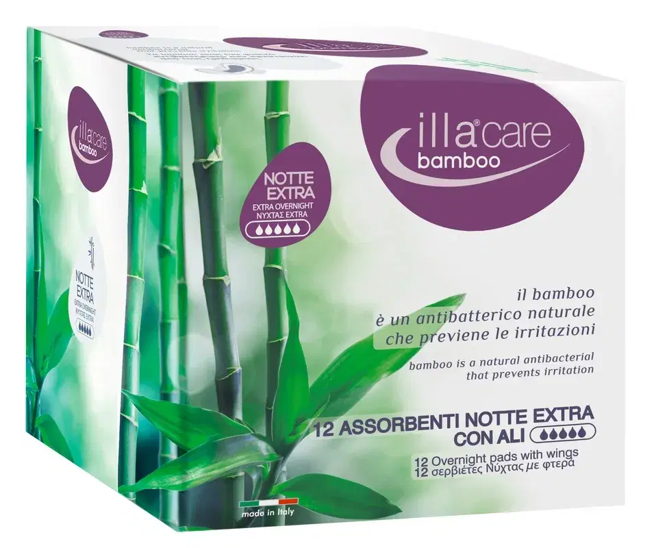 Illa Care Bamboo Notte Extra 12 Pezzi