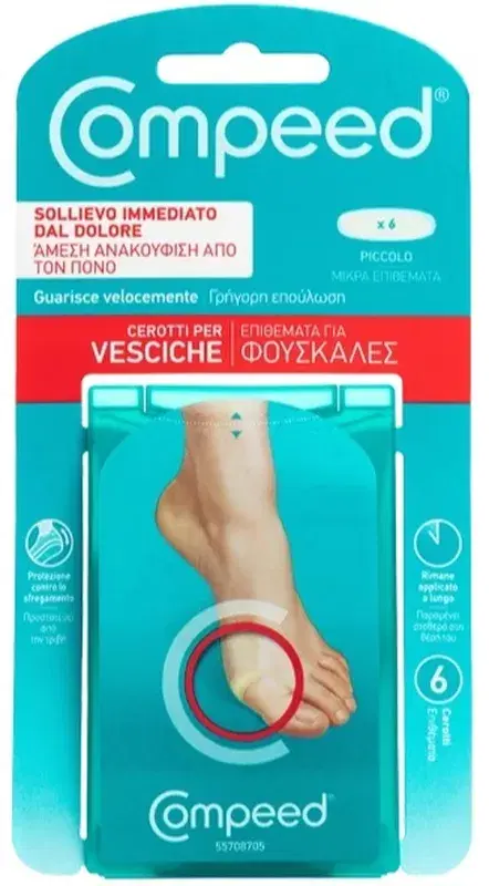 Compeed Cerotto Per Vesciche Piccolo 6 Pezzi