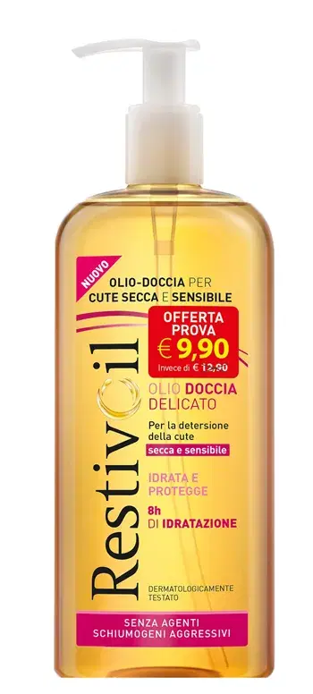 Restivoil Olio Doccia Detergente Delicato per Pelle Sensibile