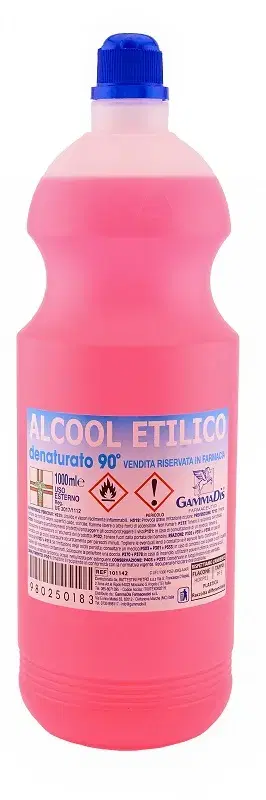 Alcool Etilico Denaturato in Flacone da 1 L